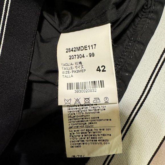 MSGM Button Down Short Sleeve Logo Blouse - Picture 6 of 6